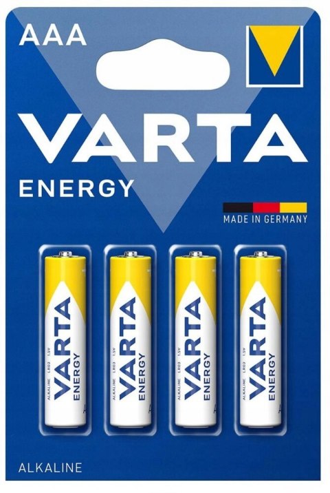 SUPER OFERTA Bateria alkaliczna Varta AAA LR3 (R3) LR03 BLISTER 4szt