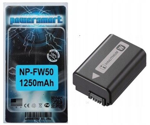 AKUMULATOR BATERIA NP-FW50 DO SONY NEX-3 NEX-5 NEX3 NEX5 1250mA