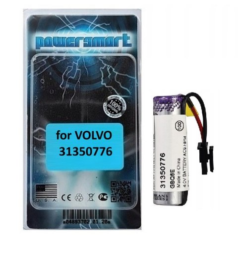 BATERIA 31350776 72155811150 AC424033 4,0V DO VOLVO ON CALL S60 V60 XC70