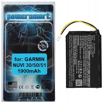 BATERIA 361-00056-00 523450A1 DO GARMIN NUVI 30 50 51 52 55 DRIVESMART 61