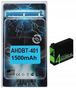 BATERIA AHDBT-401 do GoPro Hero 4 + Black Silver