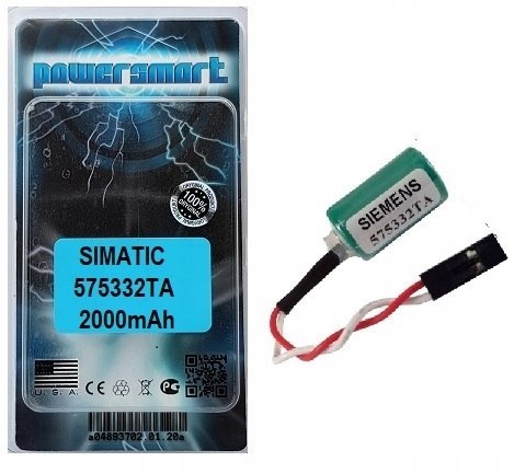 Bateria do Siemens Simotion Simatic Siject 575332TA 6ES5980-0MB11 575332