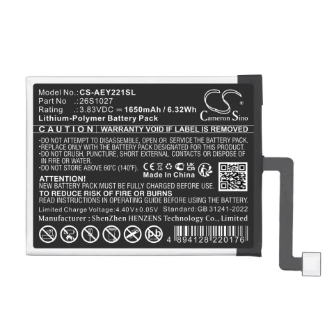 Bateria 26S1027 26S1027-A 58-000426 do Amazon Kindle Paperwhite 11th 2021